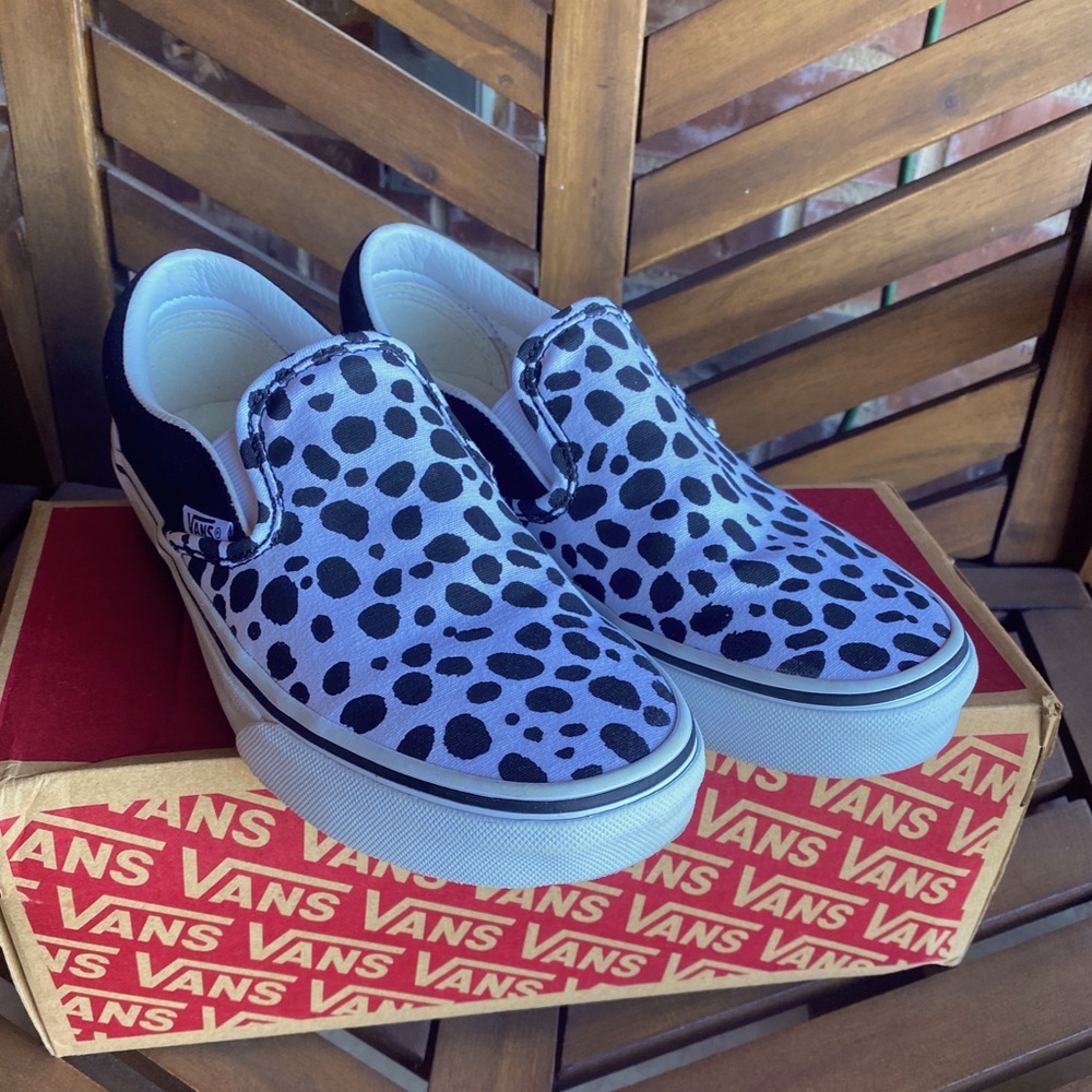 Vans Custom Dalmatian Slip-Ons